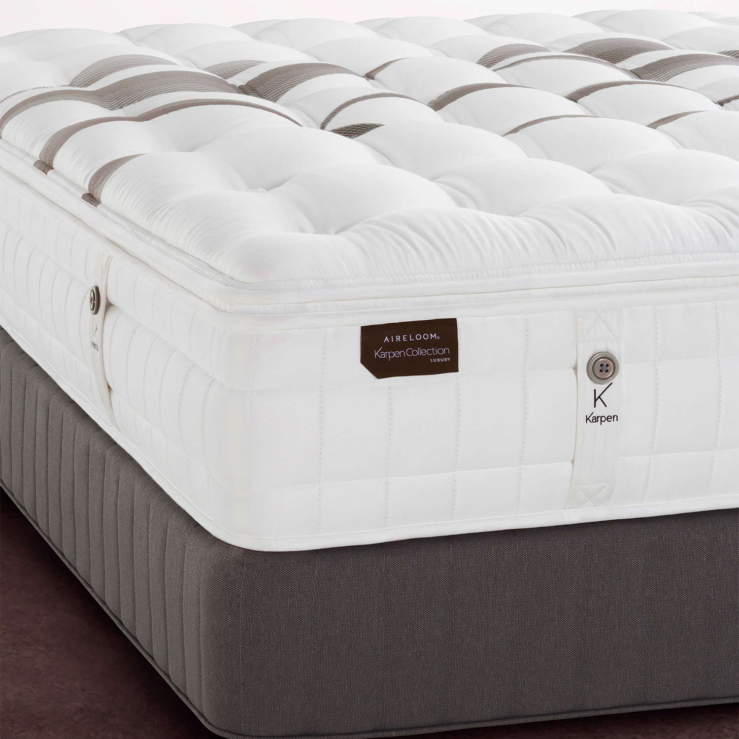 Aireloom Mattress Karpen Luxetop Plush Dove Bedroom More