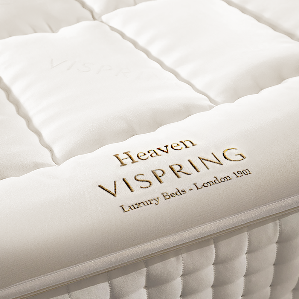 The Vispring Heaven Topper is wool and wool + cotton blend  fill and adds a nice plush layer on top of the flatter sleeping surface of the mattress.  If you like a flatter surface, we recommend you go without a topper, but if you would like to add 2" of luxurious loft to your mattress, the Vispring Heaven Luxury Topper is a great way to go.  Height: 2 inches Materials:  •  British fleece wool  •  British fleece wool and cotton blend •  British fleece wool  