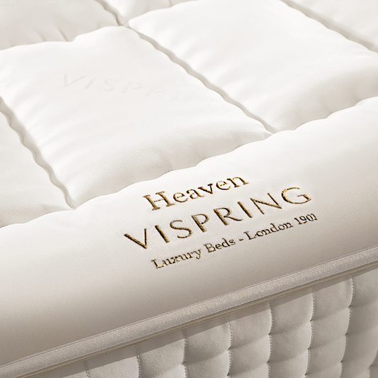 The Vispring Heaven Topper is wool and wool + cotton blend  fill and adds a nice plush layer on top of the flatter sleeping surface of the mattress.  If you like a flatter surface, we recommend you go without a topper, but if you would like to add 2" of luxurious loft to your mattress, the Vispring Heaven Luxury Topper is a great way to go.  Height: 2 inches Materials:  •  British fleece wool  •  British fleece wool and cotton blend •  British fleece wool