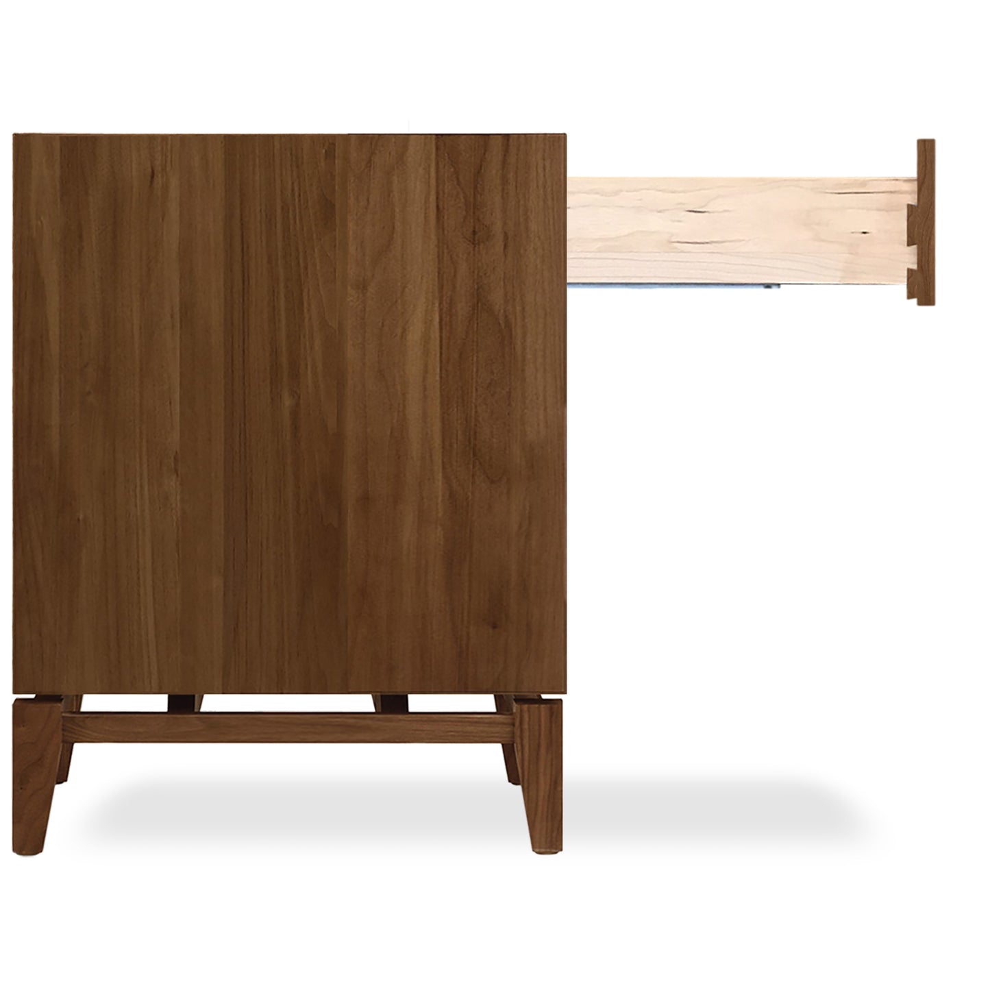 Soho Walnut 1-drawer Nightstand