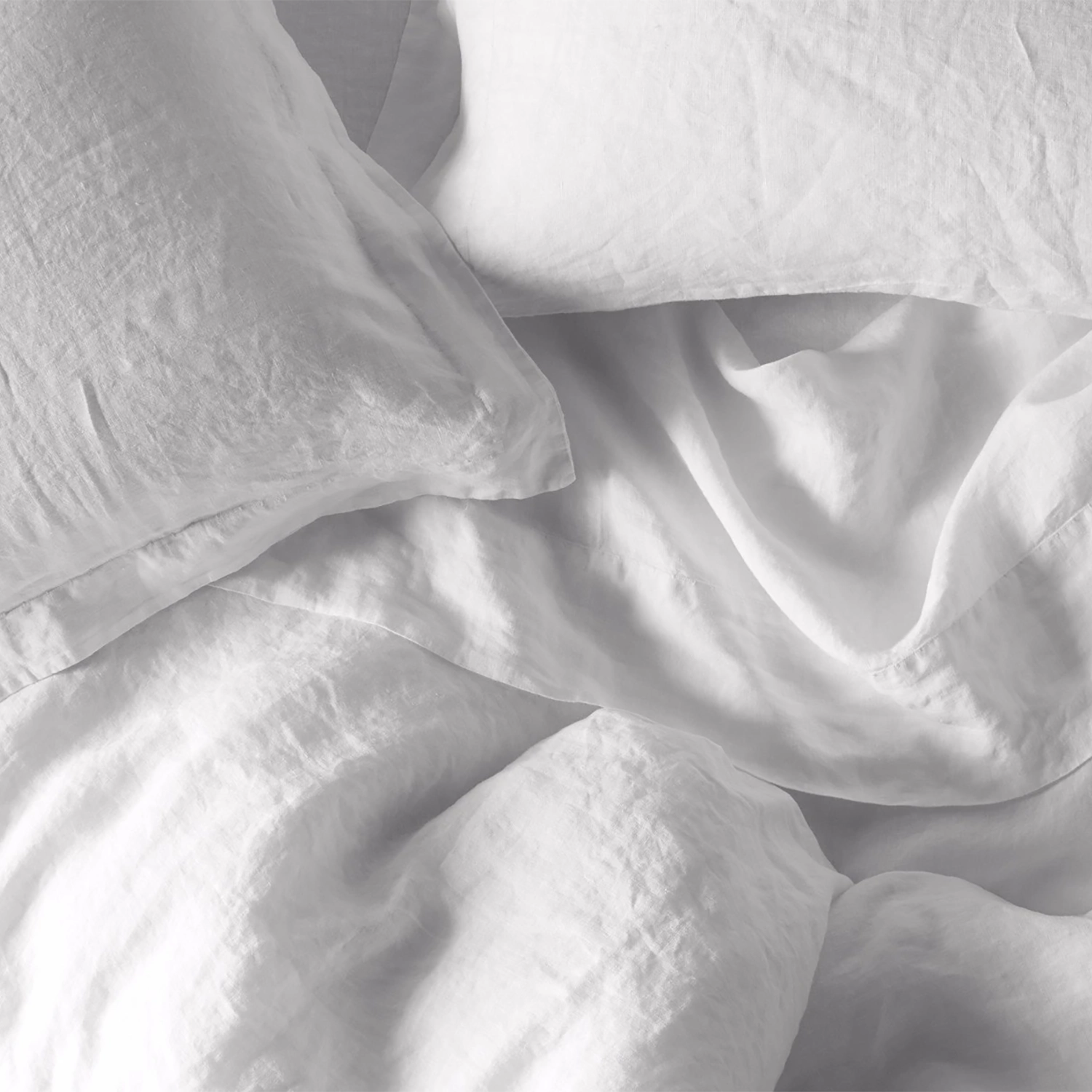 Coyuchi Organic Relaxed Linen Lumbar Pillow Cover Natural Chambray