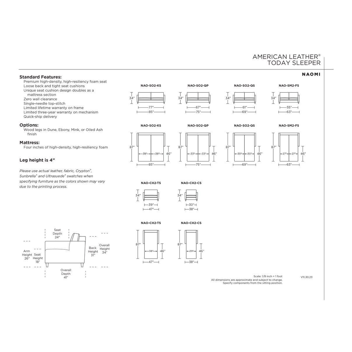 Naomi Bedroom & More