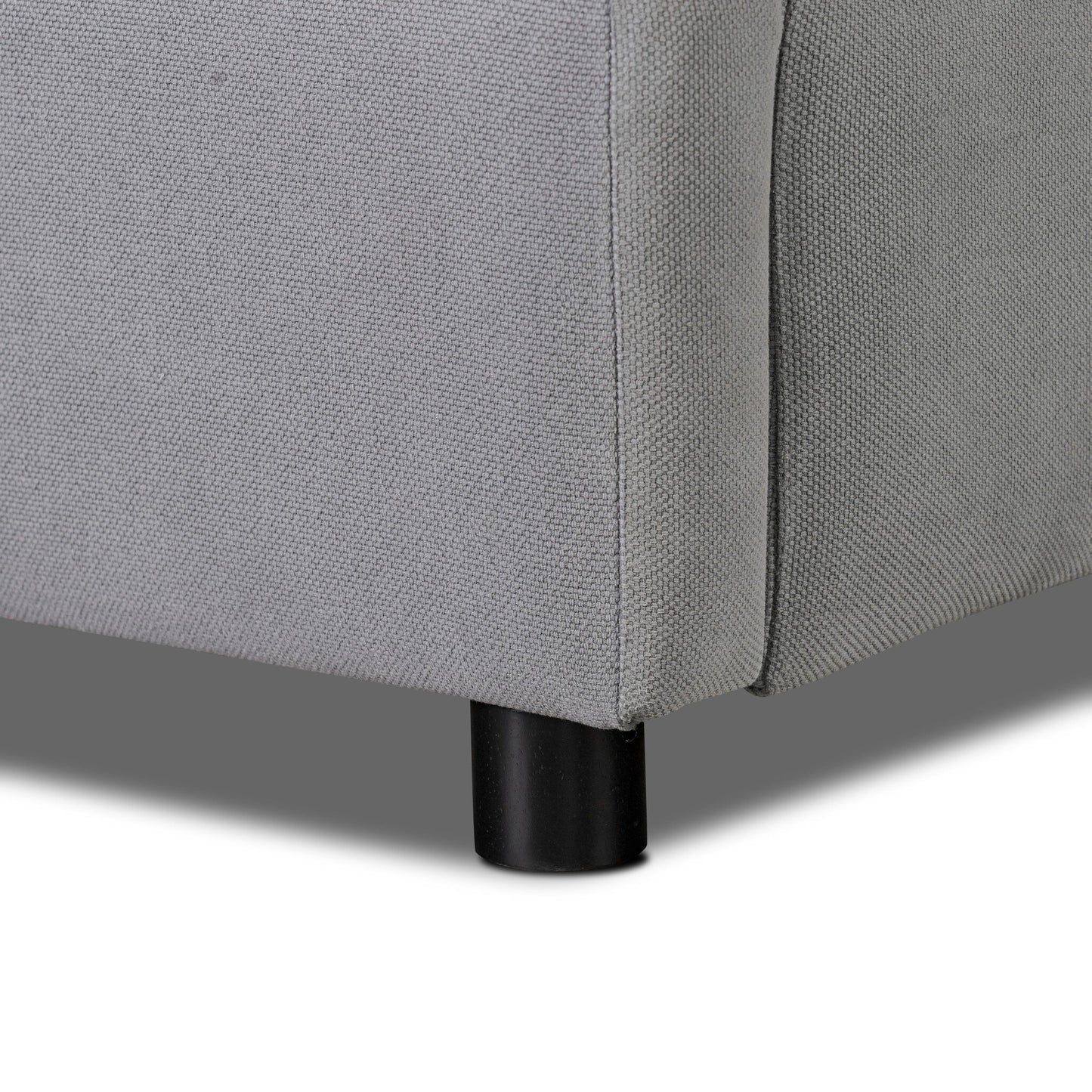 Aidan Fabric Bed - Pewter