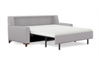 The American Leather Bryson Comfort Sleeper has a squared silhouette and clean lines that make it an easy design decision for a modern or eclectic setting and is available in every mattress size width.