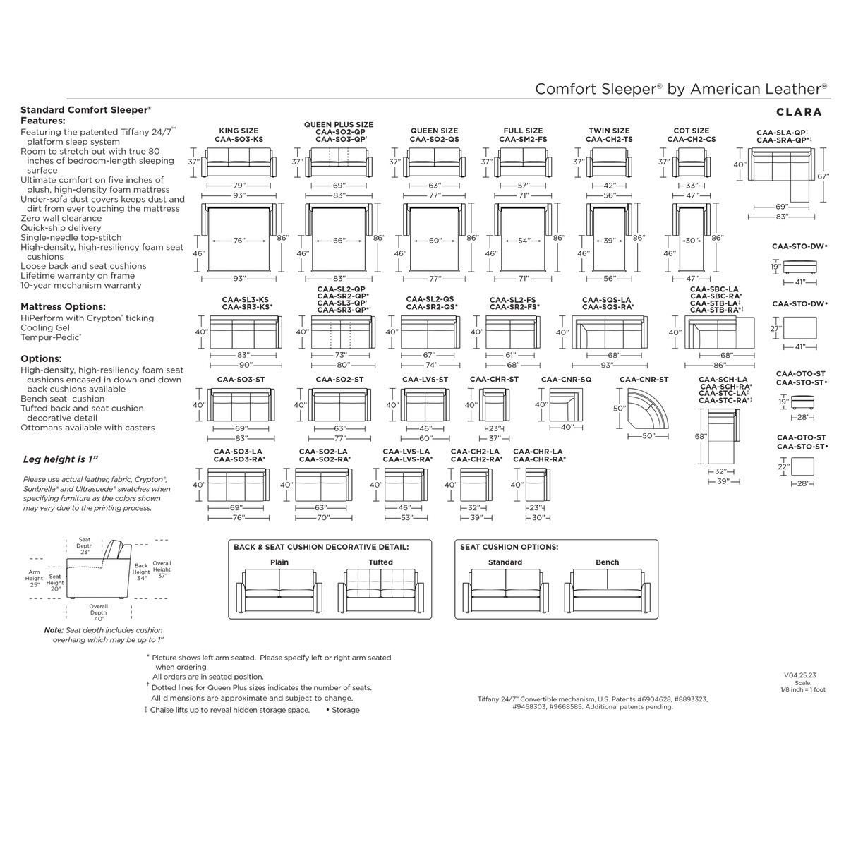 Clara Bedroom & More