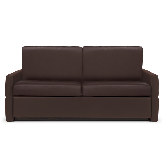 30% Off: Sofa Sleeper: Floor Model Clearance: Queen Bentley by American Leather in Ellis Chocolate Leather