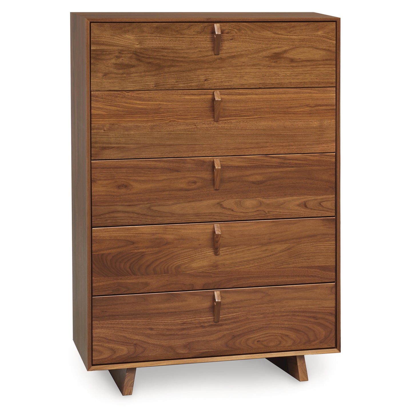 5-Drawer Natural Walnut Chest of Drawers Keaton by Copeland Furniture