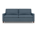 American Leather Harris Comfort Sleeper: no bars, no springs, elegant edge-to-edge comfort with a shapely high wood leg. Stain-resistant fabrics or leather.