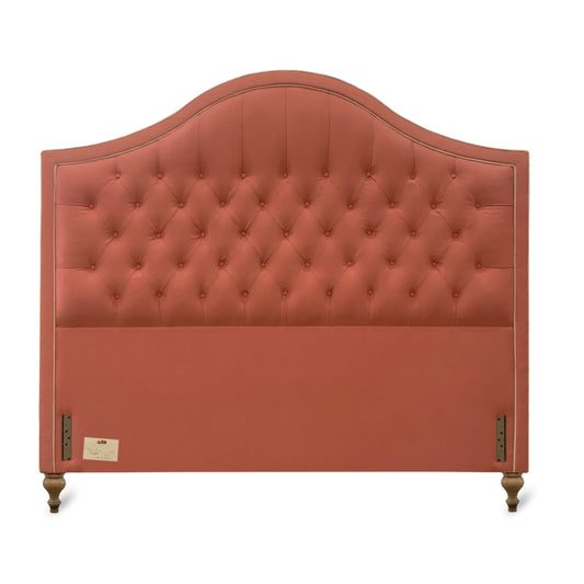 $500 Headboard - Beautifully Tufted in Persimmon Woven - Queen Size was $2,200