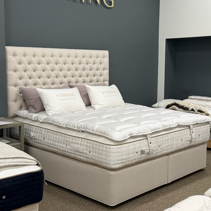 Showroom Refresh Clearance Sale - Vispring Masterpiece - Statesman Divan - Aldo Headboard