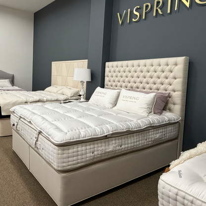 Showroom Refresh Clearance Sale - Vispring Masterpiece - Statesman Divan - Aldo Headboard