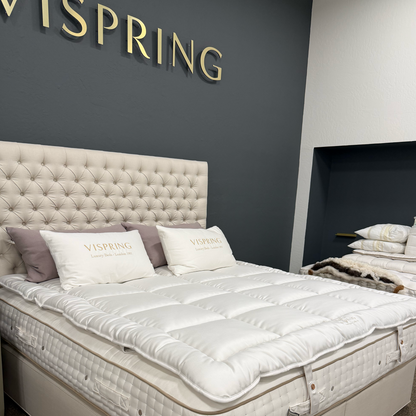 Showroom Refresh Clearance Sale - Vispring Masterpiece - Statesman Divan - Aldo Headboard