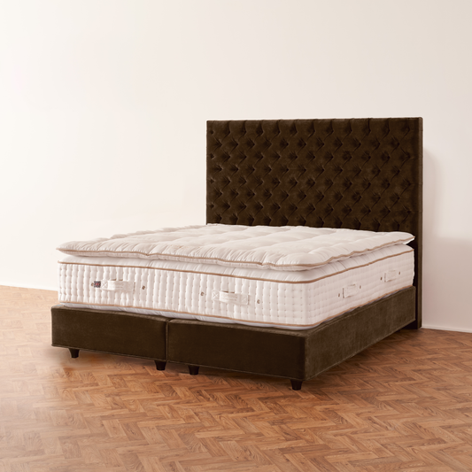 Showroom Refresh Clearance Sale - Vispring Masterpiece - Statesman Divan - Aldo Headboard