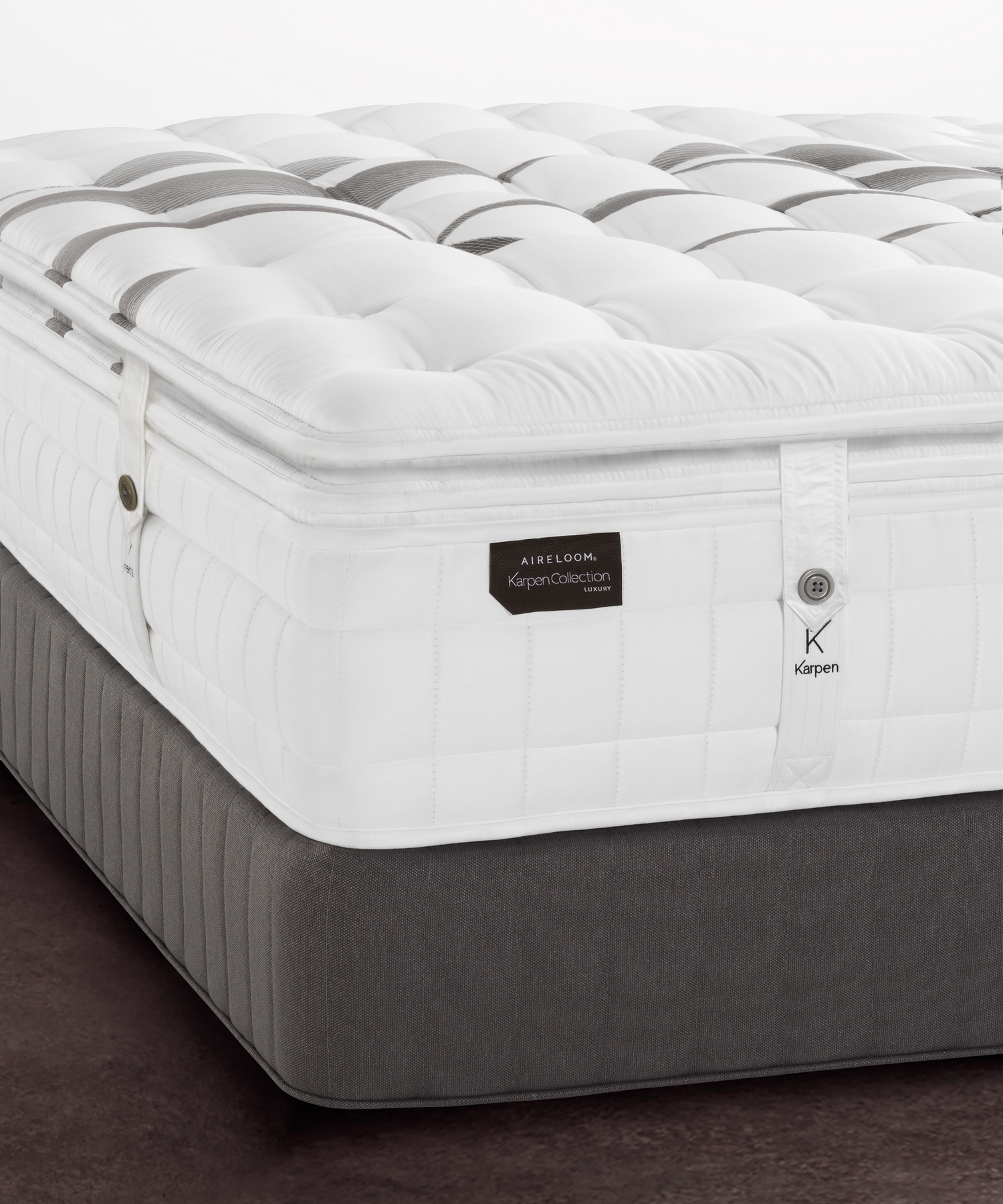 The Karpen Collection is Aireloom's top-of-the-line mattress constructed much like just like its co-brand Kluft mattresses.  Both Aireloom and Kluft mattresses are made in the  E. S. Kluft factory in Southern California.