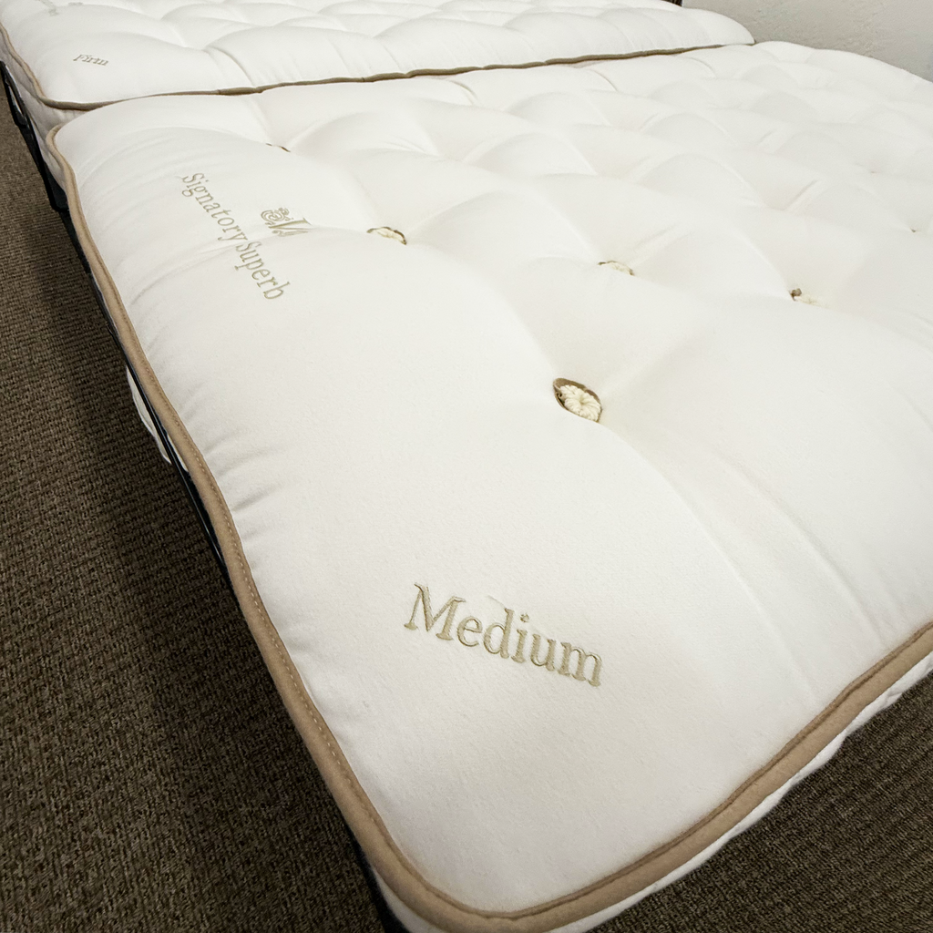 Showroom Refresh Clearance Sale - Vispring Signatory Split King on Adjustable Base