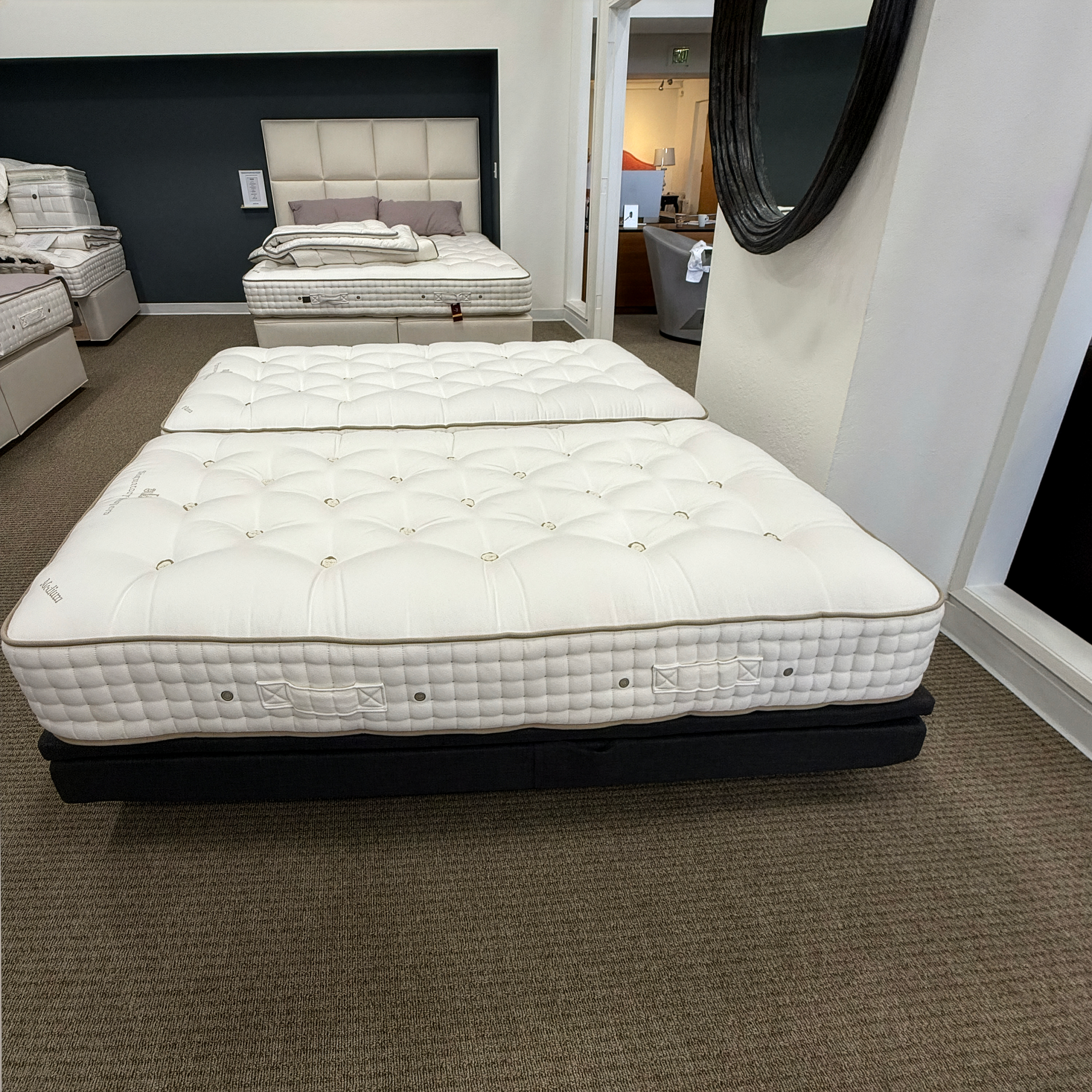 Showroom Refresh Clearance Sale - Vispring Signatory Split King on Adjustable Base