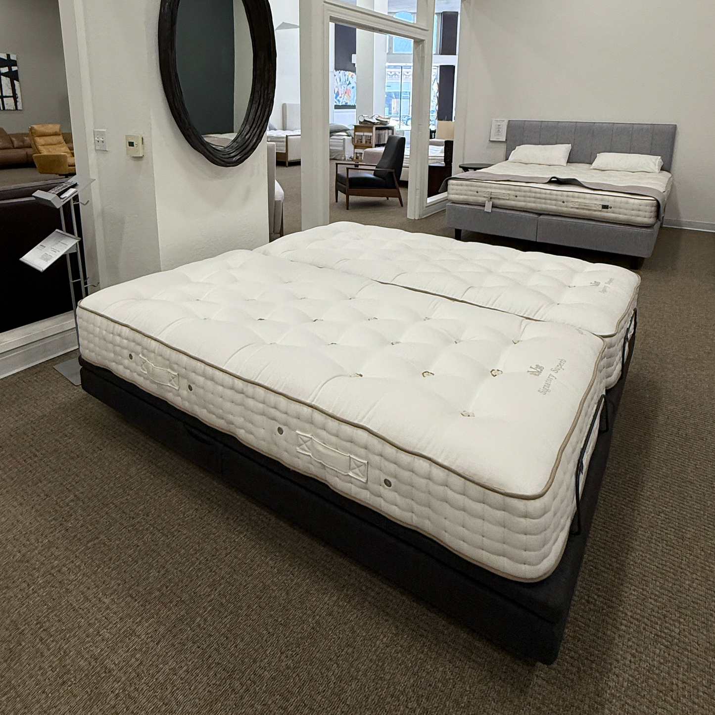 Showroom Refresh Clearance Sale - Vispring Signatory Split King on Adjustable Base