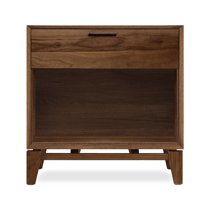 40% Off Clearance Sale: Soho Walnut 1-drawer box shelf nightstand Nightstand (Store Display Model)