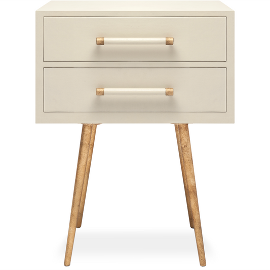 65% Off Clearance Sale: Made Goods Alene Ivory Color Nightstand (Store Display Model)