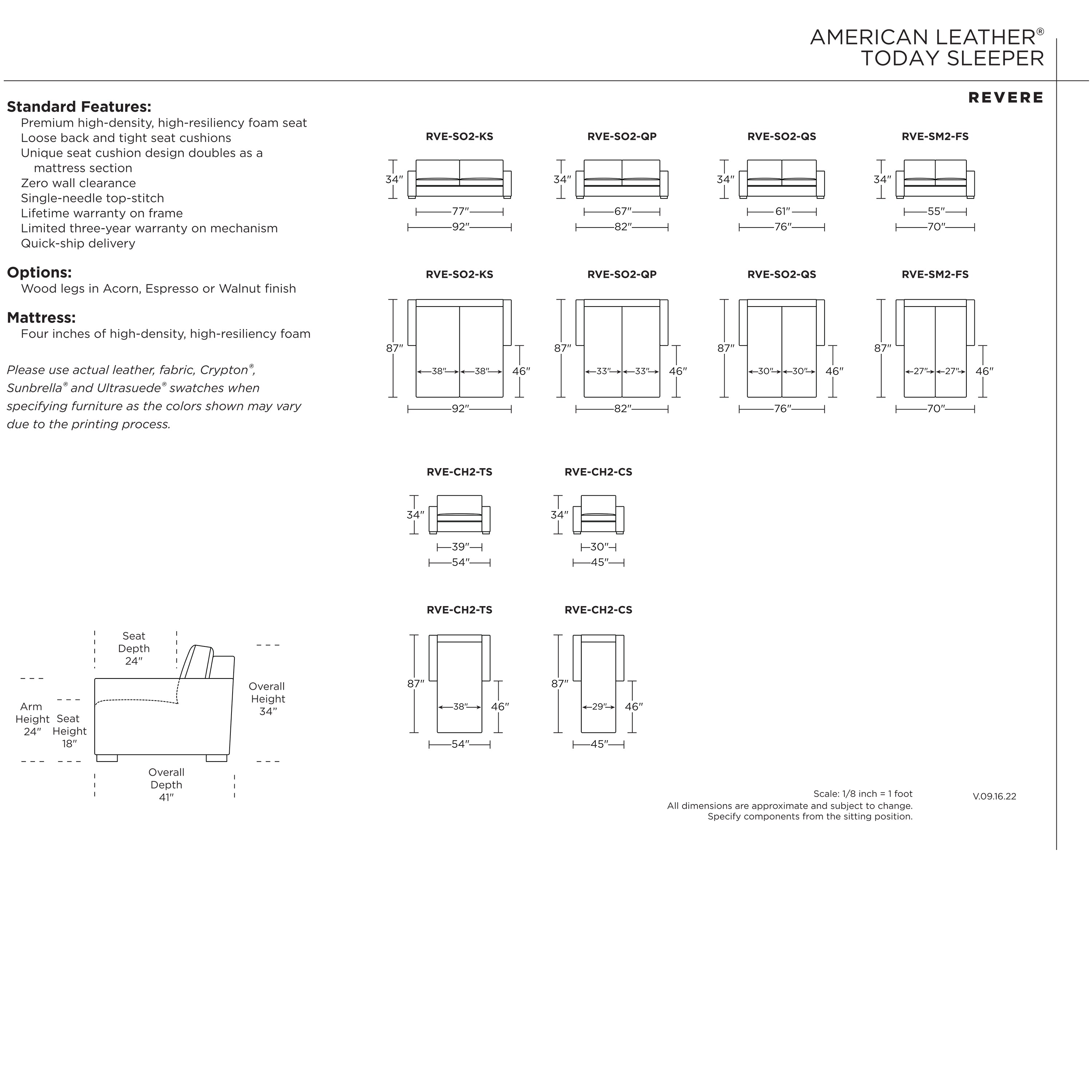 Revere Today Sleeper
